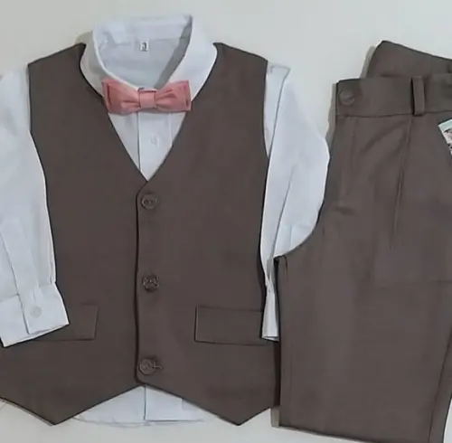 Roupa Pajem Com Colete