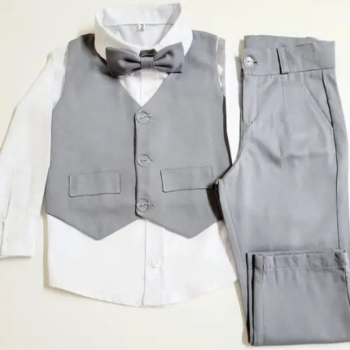 Roupa Pajem Com Colete
