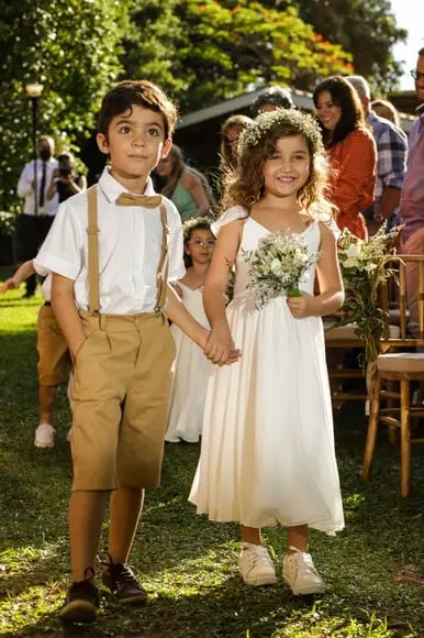 Roupa Pajem Caramelo