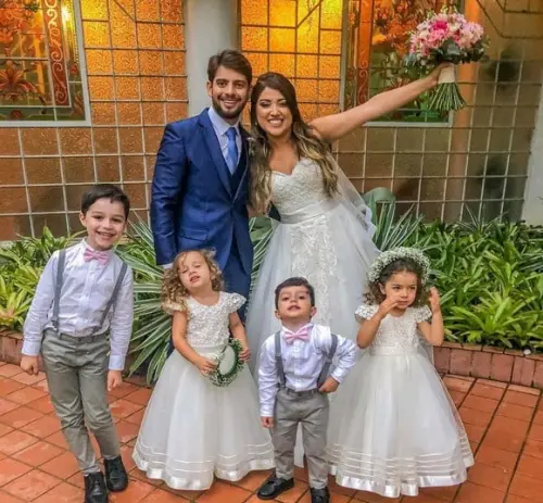Roupa Pajem Cinza