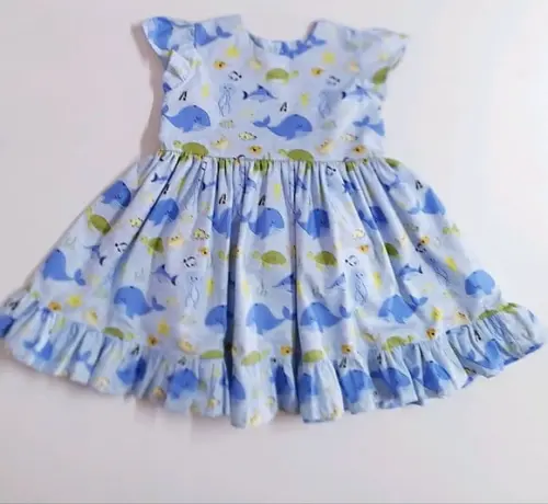 Vestido Fundo do Mar