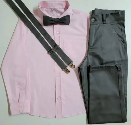 Roupa Pajem Cinza Chumbo