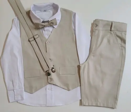 Roupa Pajem Bege