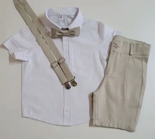 Roupa Pajem Bege