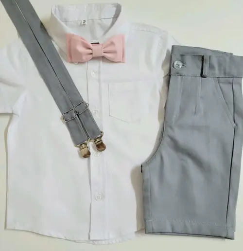 Roupa Pajem Cinza