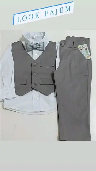 Roupa Pajem com Colete