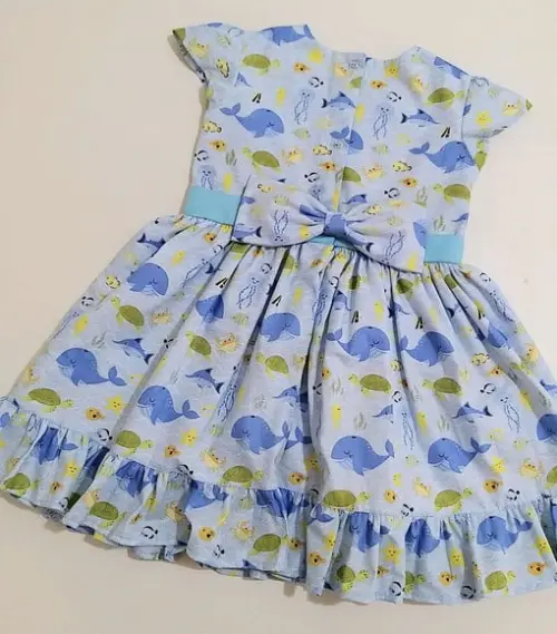 Vestido Fundo do Mar