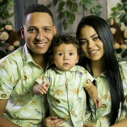 Roupa Safari Filho Camisa Pai e Mãe