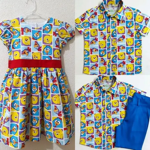 Roupa Galinha Pintadinha Para Gêmeos