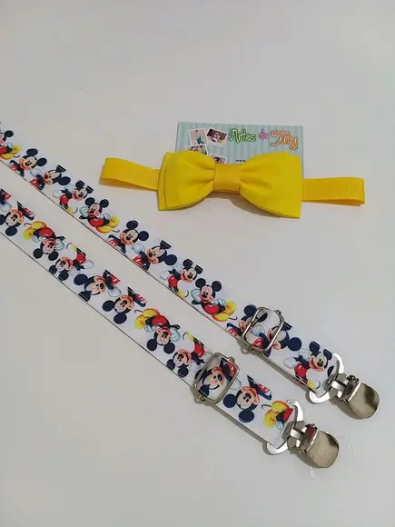 Suspensorio e Gravata Mickey
