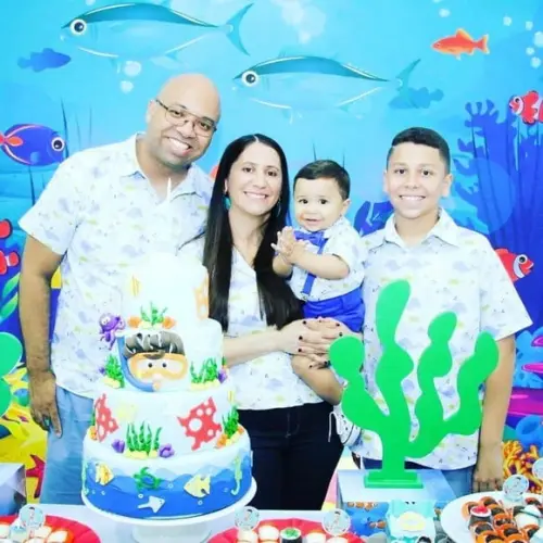 Roupa Fundo do Mar para Família