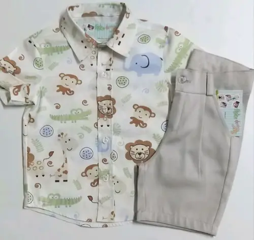 Roupa Safari Menina e Menino
