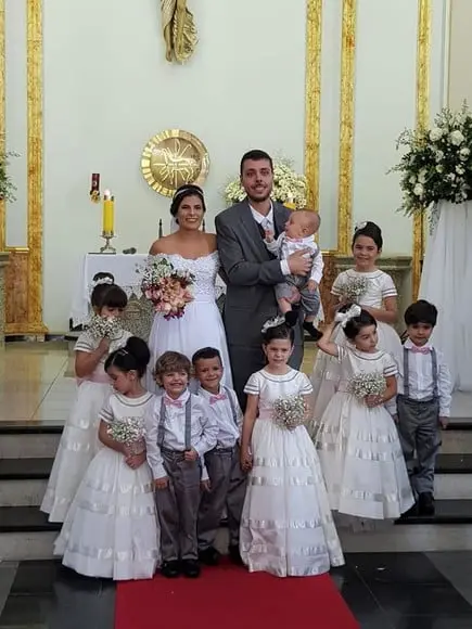 Roupa Pajem Cinza