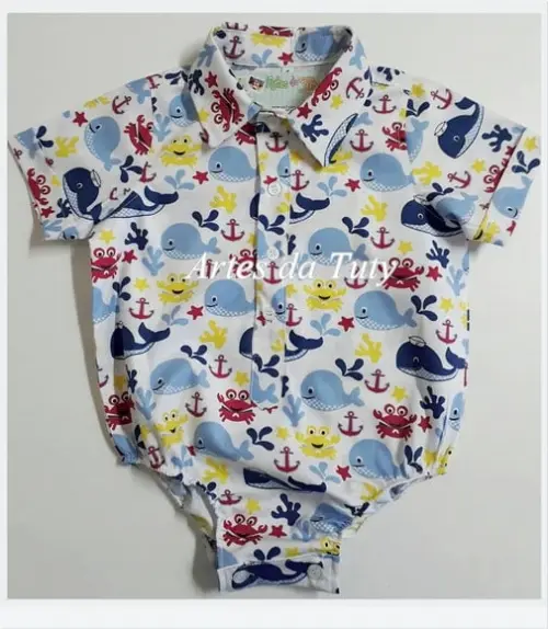 Camisa Body Fundo do Mar