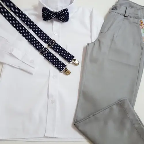 Roupa Pajem Cinza