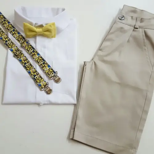 Roupa Aniversario Tema Minions