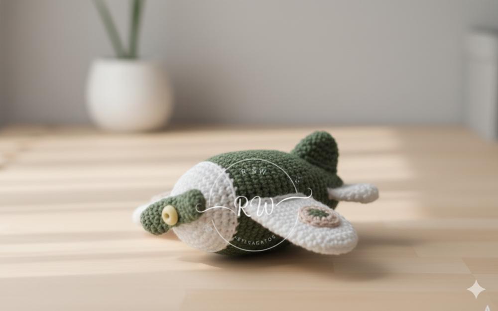 Kit Urso Aviador - Amigurumi - Decoração Quarto Bebê