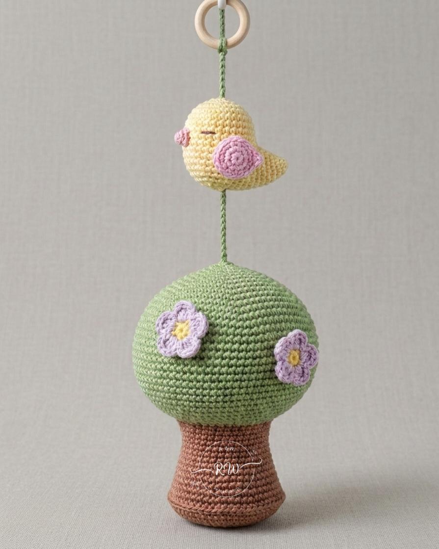 Mobile Bosque Encantado | Amigurumi | Jardim Encantado