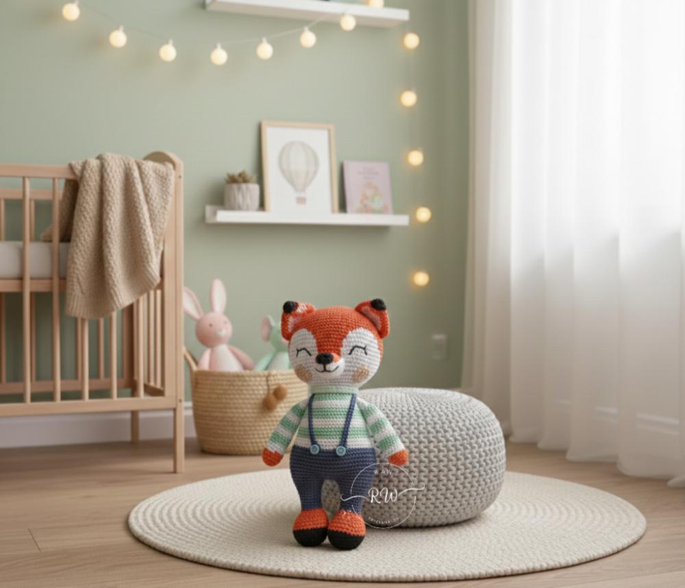 Raposinha de Crochê Amigurumi ? Feita à Mão com Carinho