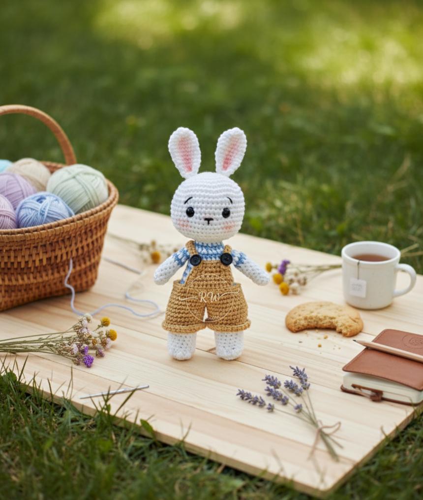 Coelhinho Amigurumi ? Croche - Coelho Personalizado