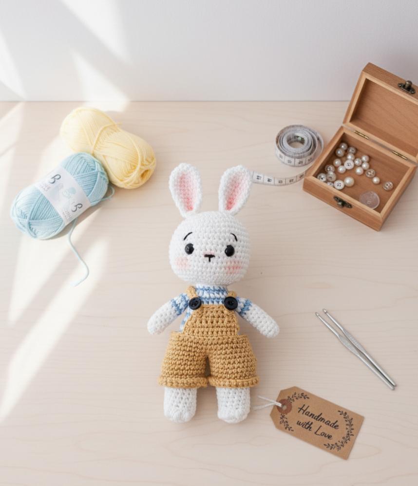 Coelhinho Amigurumi ? Croche - Coelho Personalizado