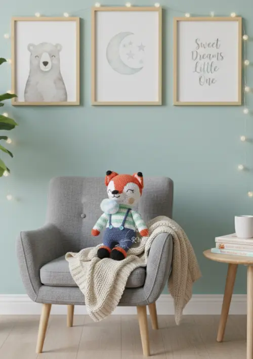 Raposinha de Crochê Amigurumi ? Feita à Mão com Carinho