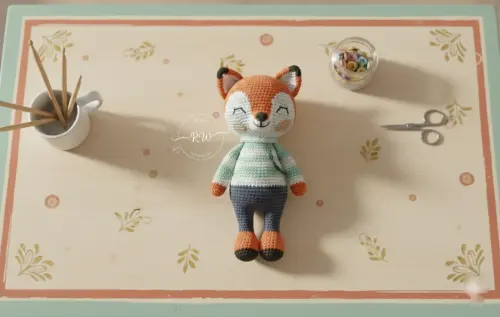 Raposinha de Crochê Amigurumi ? Feita à Mão com Carinho