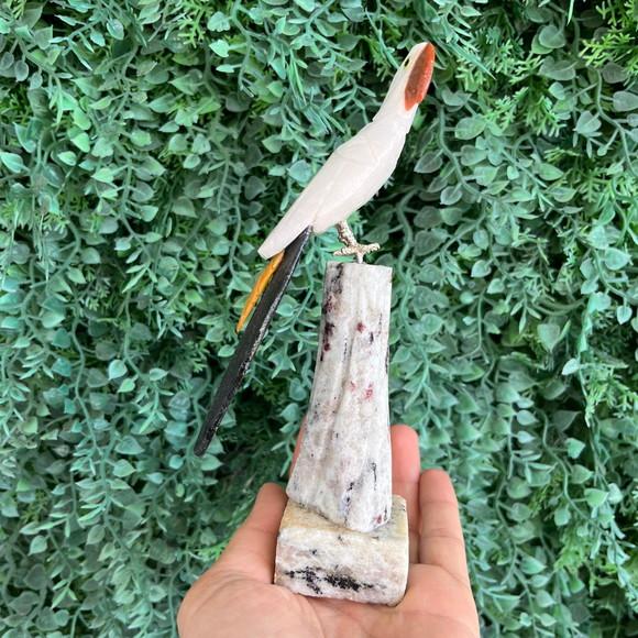 Passaro de Pedra Arara Cod 02