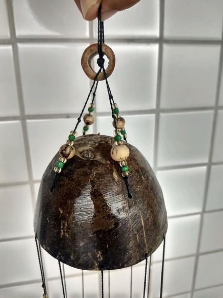 Sinos do Vento de Bambu Coco