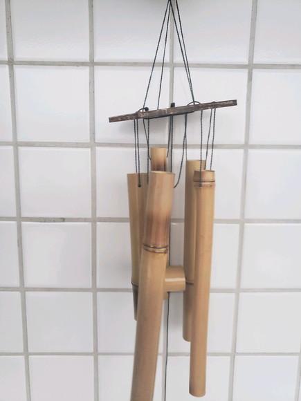 Sinos do vento de bambu M