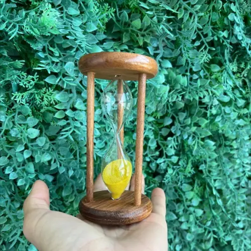 Ampulheta Média Amarela