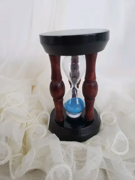 Ampulheta retrô Azul