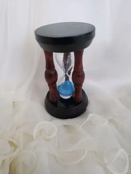 Ampulheta retrô Azul