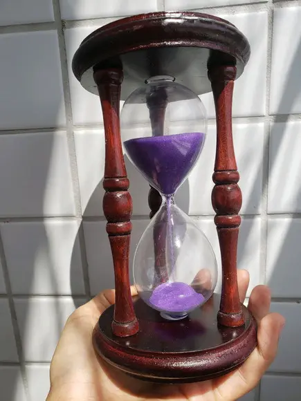 Ampulheta Retrô Roxa Gg