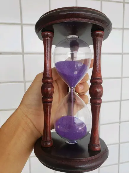 Ampulheta Retrô Roxa Gg