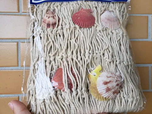 Rede Decorativa com Conchas