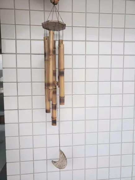 Sinos do vento de bambu G
