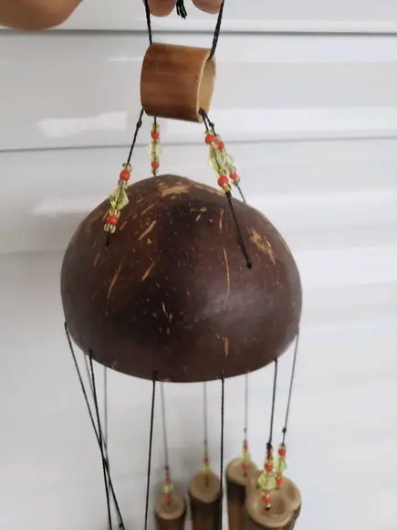 Sinos do Vento de Bambu Coco