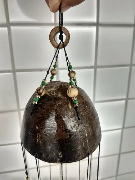 Sinos do Vento de Bambu Coco