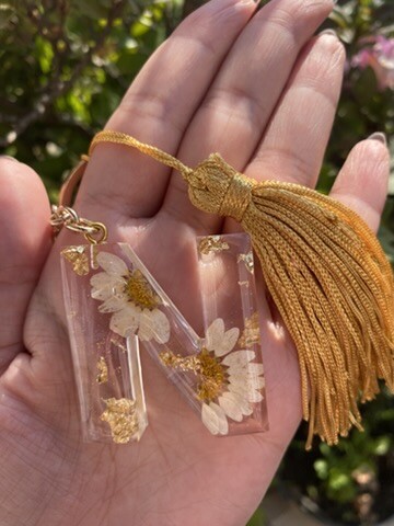 Chaveiro Personalizado Floral