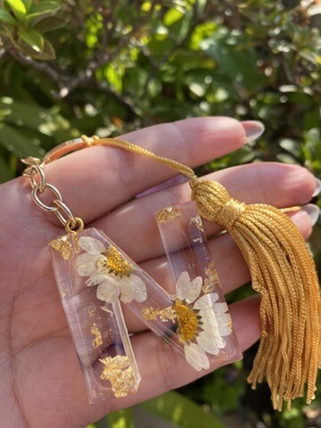 Chaveiro Personalizado Floral