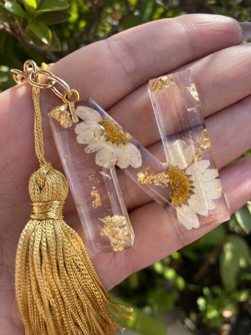 Chaveiro Personalizado Floral