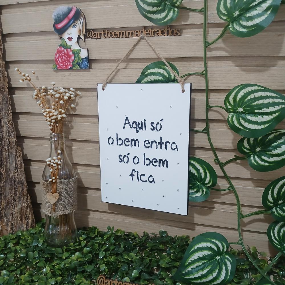 Placa Decorativa - HOME DECOR