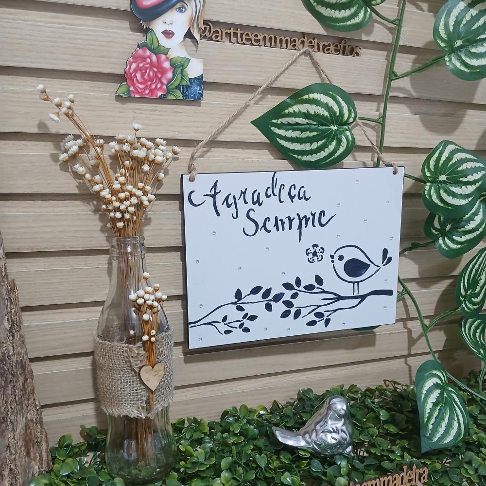 Placa Decorativa - HOME DECOR