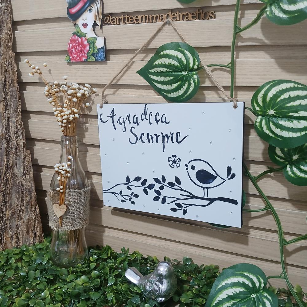 Placa Decorativa - HOME DECOR