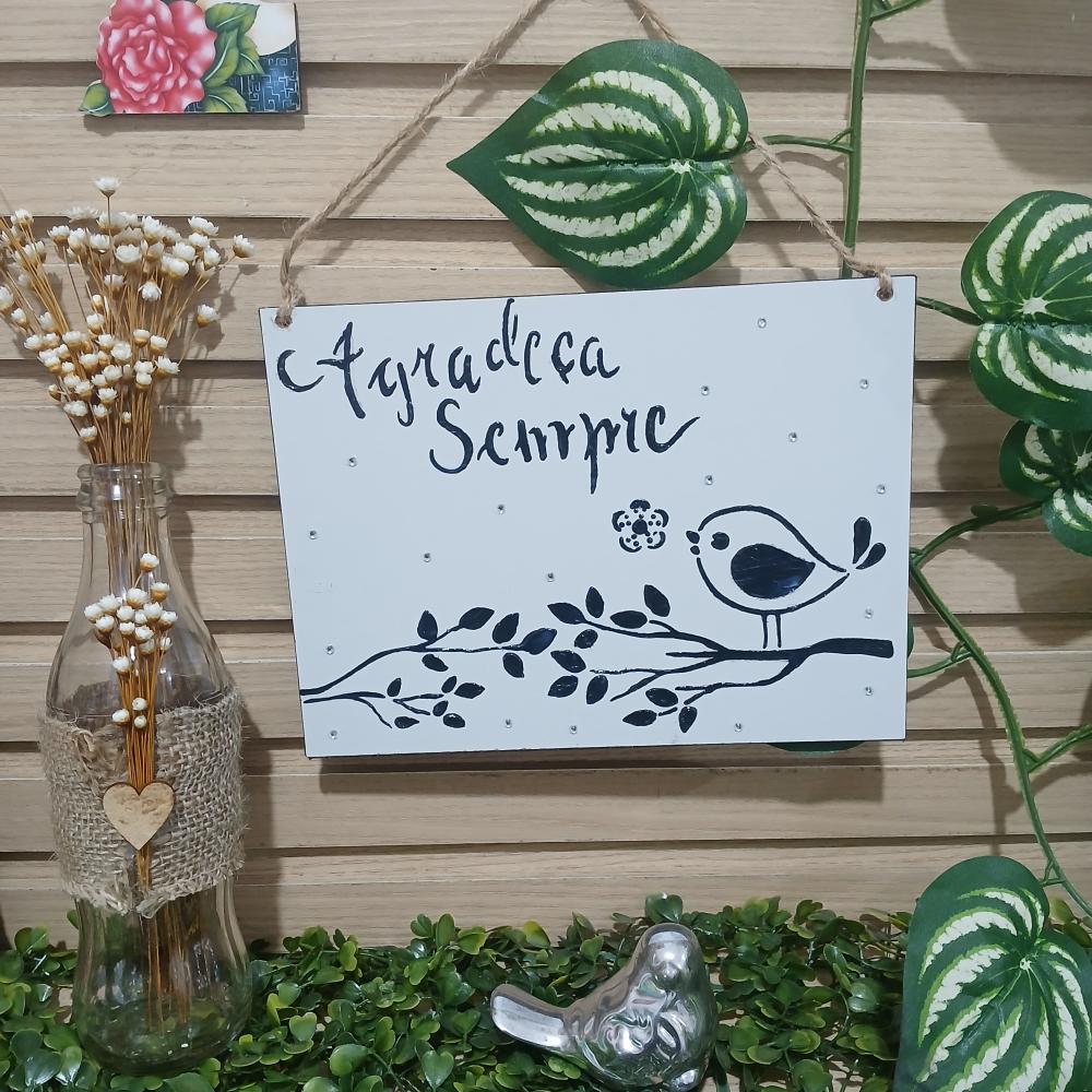 Placa Decorativa - HOME DECOR