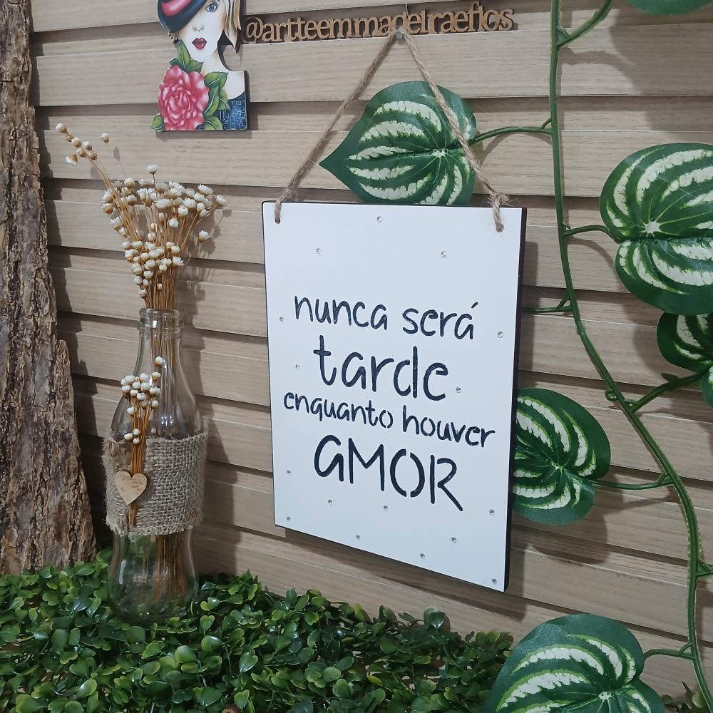 Placa Decorativa - HOME DECOR