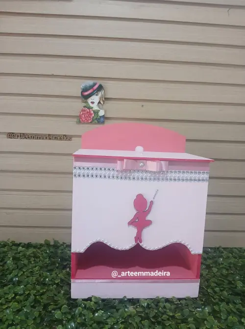 PORTA MATERNIDADE MENINA BAILARINA