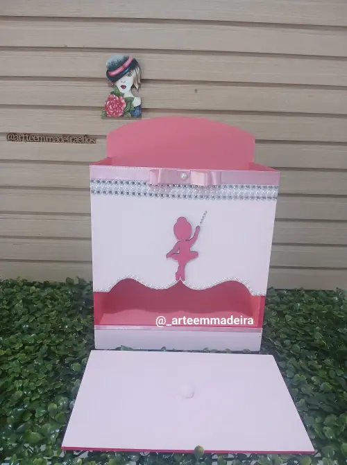 PORTA MATERNIDADE MENINA BAILARINA