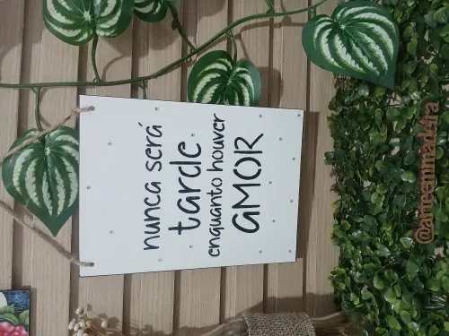 Placa Decorativa - HOME DECOR
